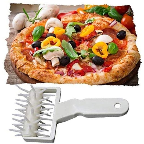 Bakverktyg Pizzakavel Pizza Punch Pin Wheel Kex Liten pizzarulle