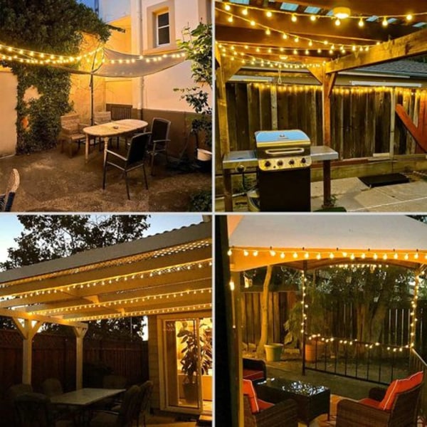 Fairy Lights Bollar 10M 100 LED, utomhusfestbelysning, ideal effekt
