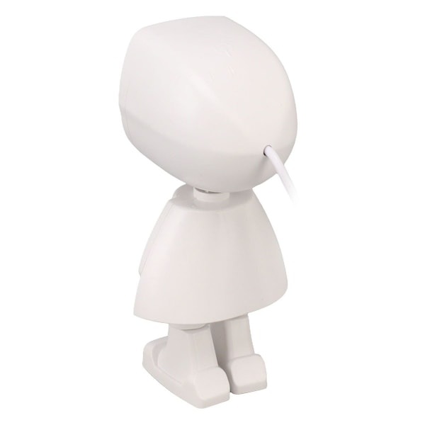 Nattlampe skrivebordslampe LED astronautdesign USB 5V hjem KLB