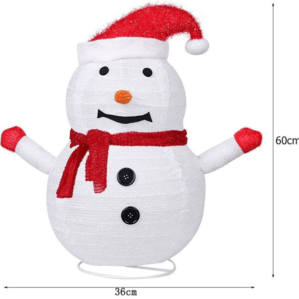 Julbelysningsfigurer, ljus juldekoration, tomte, KLB