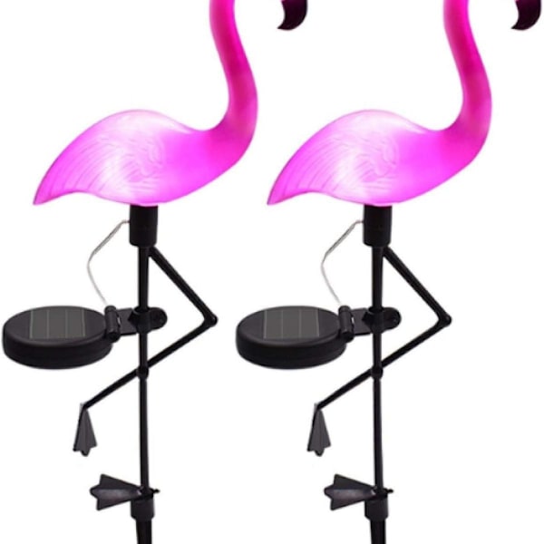 Flamingot puutarhan koristevalot, IP44 vedenpitävät ulkoaurinkopaneelit, KLB
