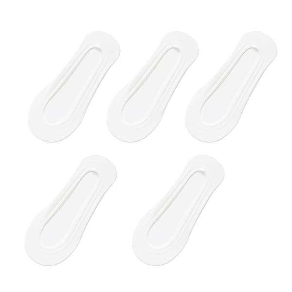 Kvinner for FlatsNon Slip Invisible Ultra Low Cut Socks hvite KLB