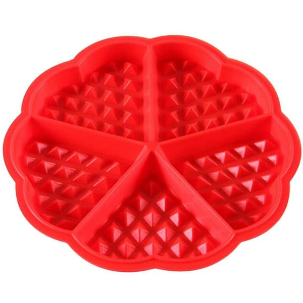 2 Silikone Vaffel Bageforme Pandekage Muffinforme DIY Hjemmelavet