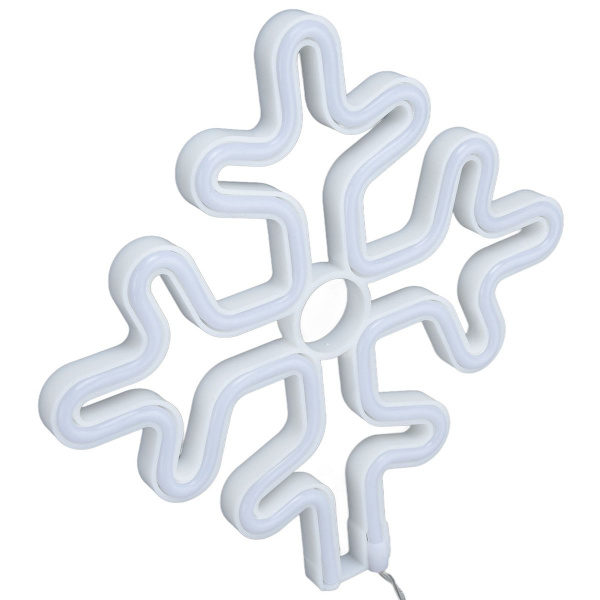 70 tum Neon Skylt Romantisk Jul Snöflinga Batteri USB KLB
