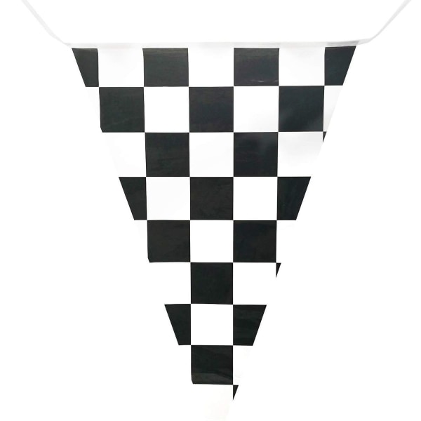 Checkered Flag Party Supplies Banner Racing Checkered Flag Banner 48-teilige KLB