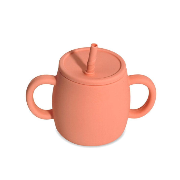 Silikon Baby Treningskopp Straw Style 5 KLB