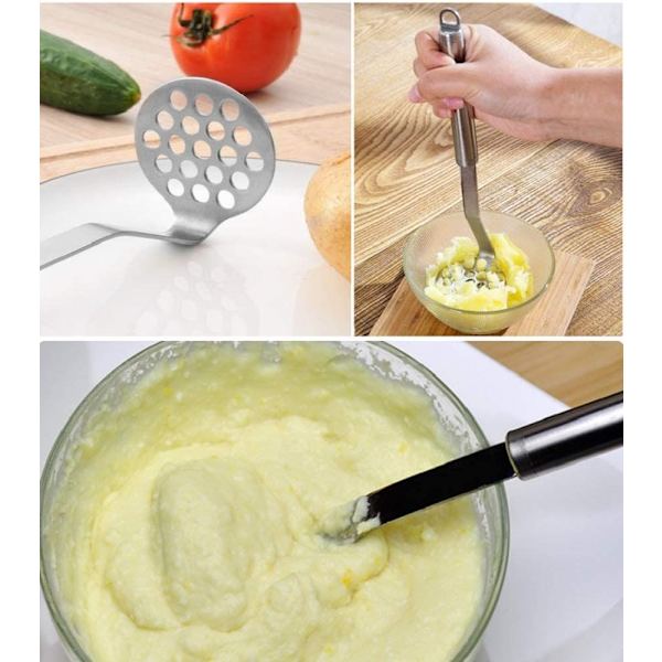 Potatismaskare, Potatismaskare i Rostfritt Stål, Köks- och Matlagningsredskap (Helt i Stål)