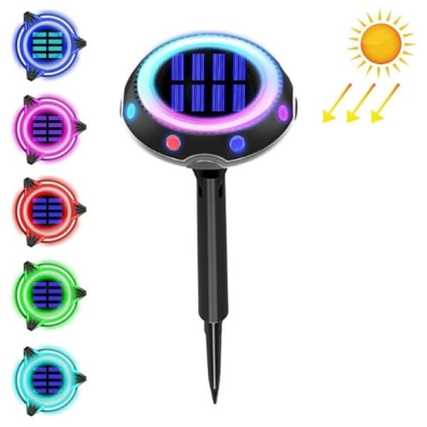 TG-JG00128 8 LED prickig lång rör solenergi utomhus vad