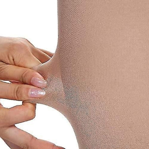 Suuri; 20-30 mmHg:n jalkaton beige Datian reisitukisukat KLB