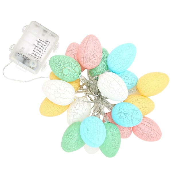 20LED ljusslinga, 2m påskägg ljusslinga för hem utomhus KLB