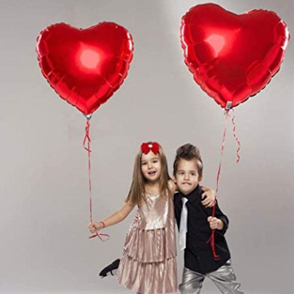 Hjerte folie ballon rød 20 stk hjerte helium balloner hjerte balloner KLB
