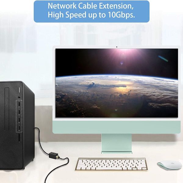 RJ45-kontakt, Ethernet-adapter - 2 stk.