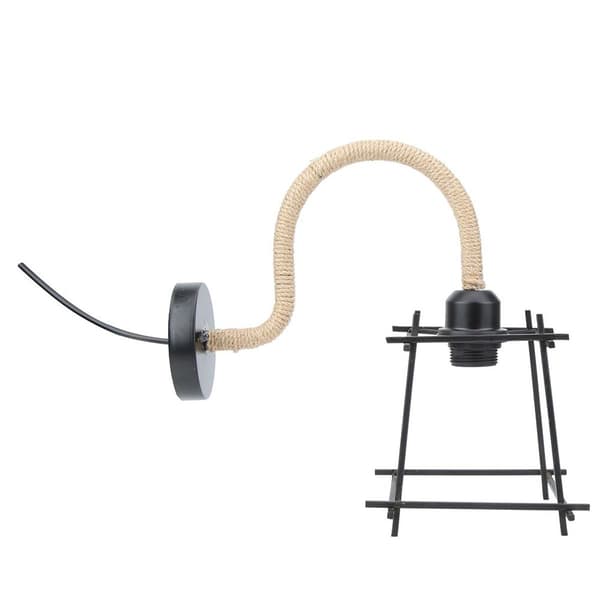 AC85-265V E27 LED Vintage Retro Stil Gåshals Järnvägg KLB
