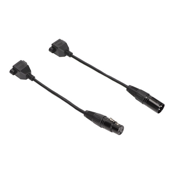 2 st XLR3 till RJ45-kabel 3-stifts Plug and Play XLR-hona KLB