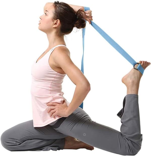 Yoga blokker sett med 2 - blå 2 blokker + 1 stropp