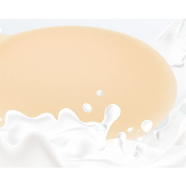 6,5 cm silikone brystplaster i tre dele