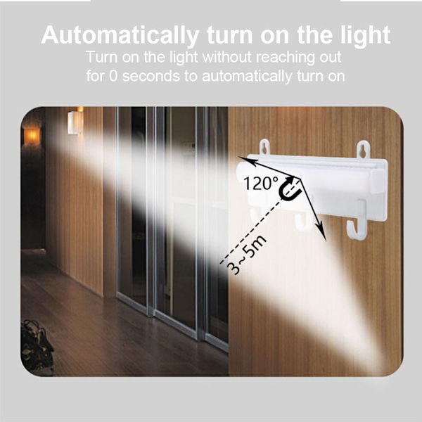 LED-skapbelysning, 3 moduser under-skaplys sensorlys med KLB