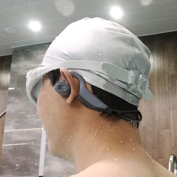 Benlednings Bluetooth-headset Trådlösa Sport Vattentäta Hörlurar