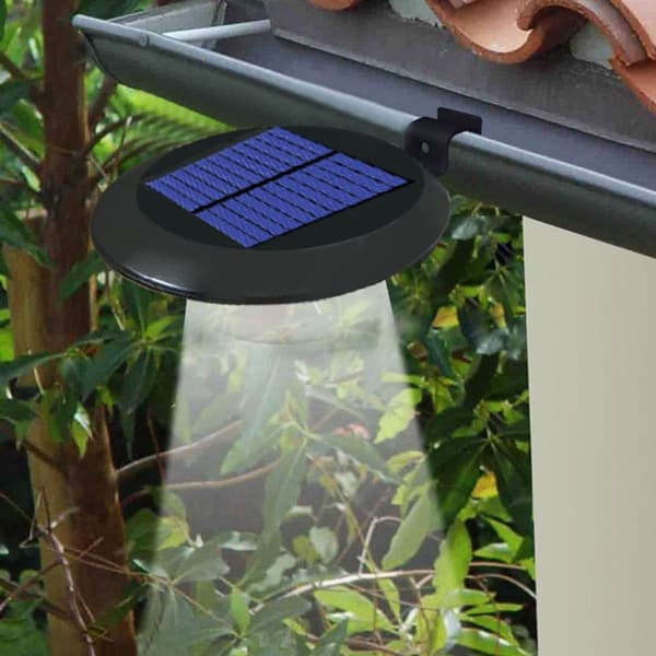 Vanntett 9LED solcelle takrennelys, gjerdelys vegglamper KLB