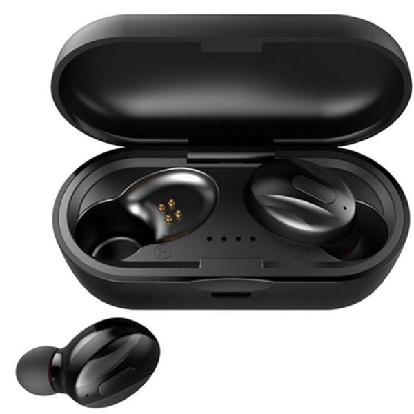 Bluetooth 5.0-hodetelefoner, True Wireless-hodetelefoner med mikrofon, TWS i øret