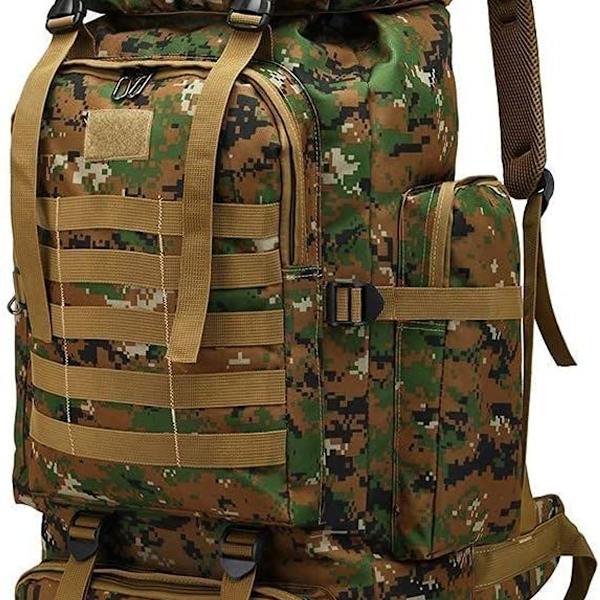 Stor 80L Vandretursrygsæk Militær Army Rygsæk Vandtæt Taktisk Rygsække