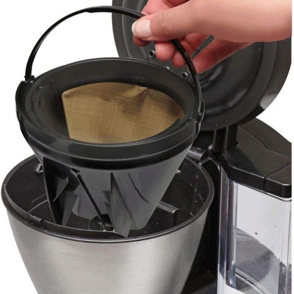 Guld färgad permanent kaffefilter, hållbar