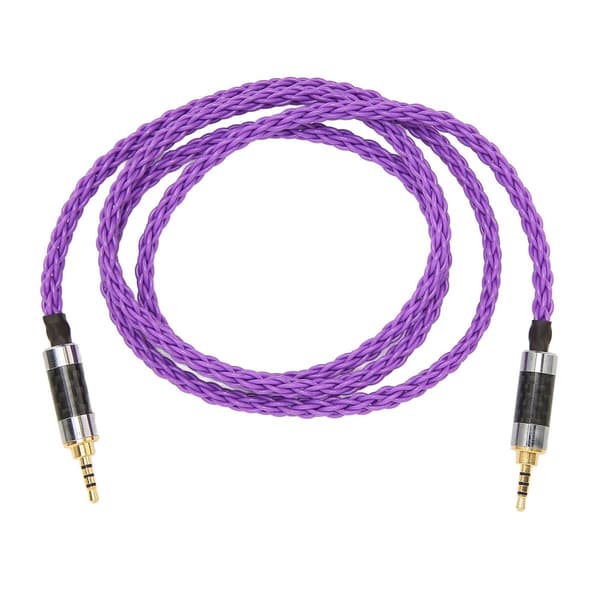 2,5 mm til 2,5 mm hodetelefonkabel, 8-kjernet robust 2,5 mm Aux-kabel KLB
