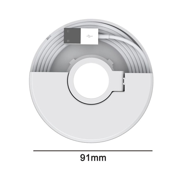 Apple Watch Laddningsstation Pop-up Kabelhanteringsställ Vit KLB