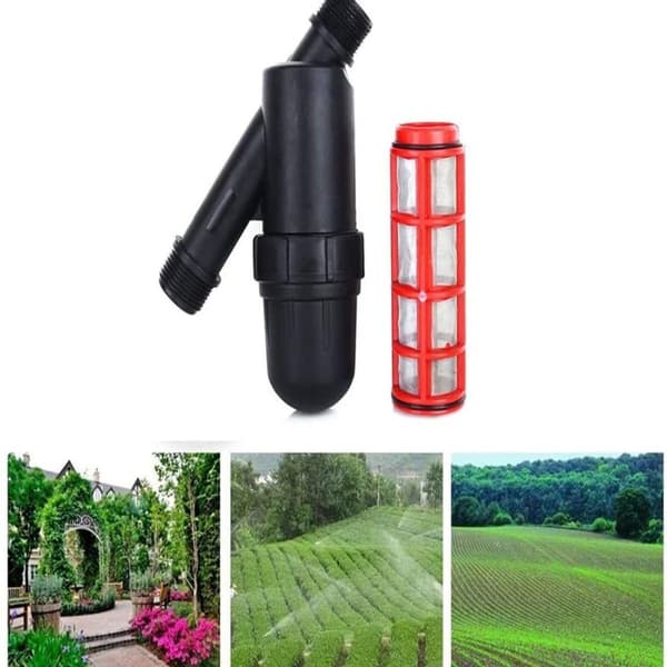 Yosoo 3/4\" Silfilter Bevattning Filter Rostfritt Stålnät