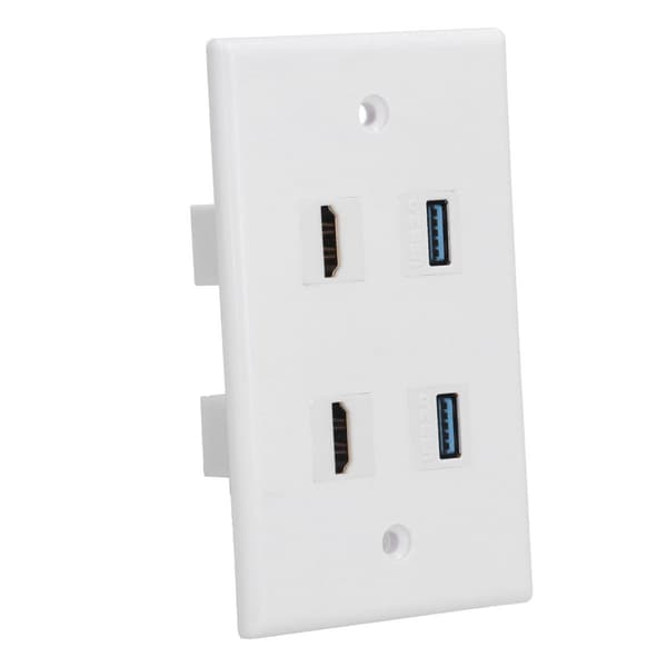 HD multimedia-grænseflader + 2 USB 3.0-porte uden svejsninger KLB