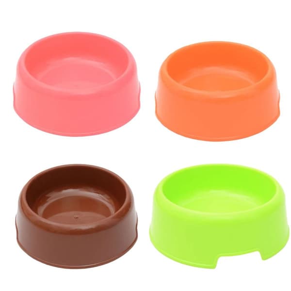 4-pack hundskålar, kattskålar, plastskålar