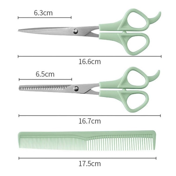 Hair Cutting Scissors Set, Hairdressing Scissors Set for Green