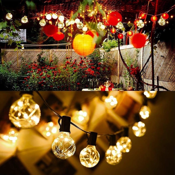 LED-ljusslinga flerfärgad | Inomhus & Utomhus | För jul, trädgård, KLB