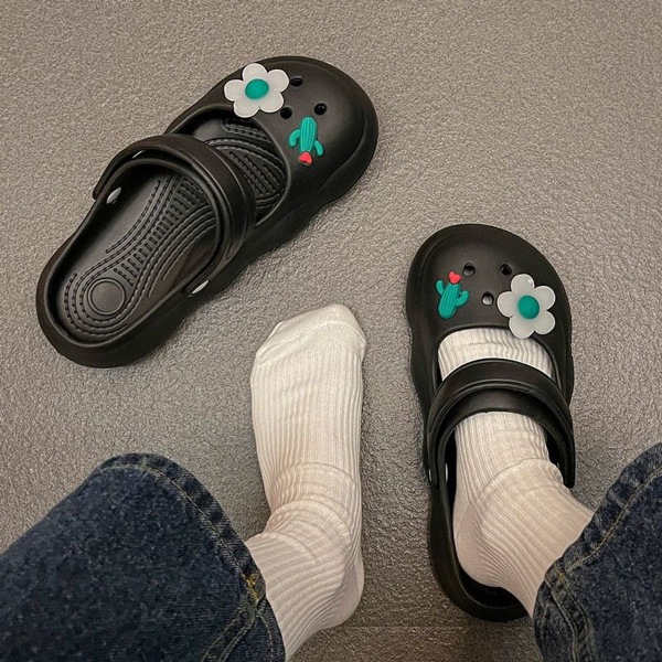 Børnehave Have Clogs Slip On Sko Sommer Strand Vandsandaler Sort
