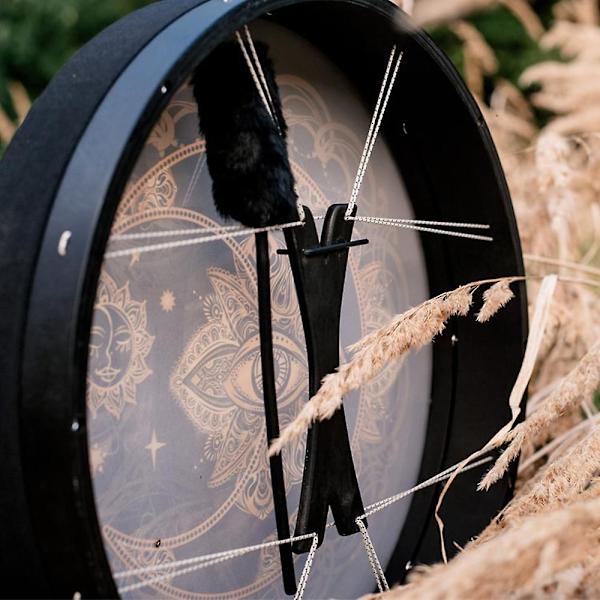 Schaman Alchemy Måntrumma Andlig Musik Ljudläkning Instrumentverktyg För Chakrabalansering Present