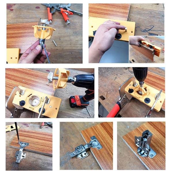 35mm usynlig hengsel borehull jig hengsel boreguide w