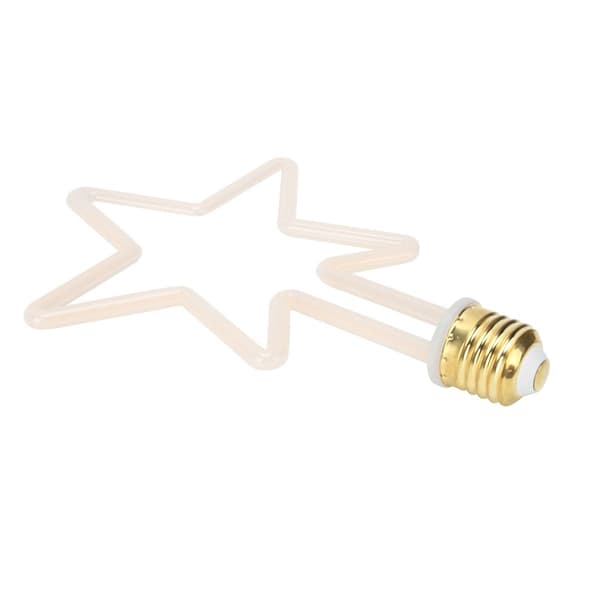 LED dekorationslampe E27/2700K 8W 5-spidset stjernelys KLB