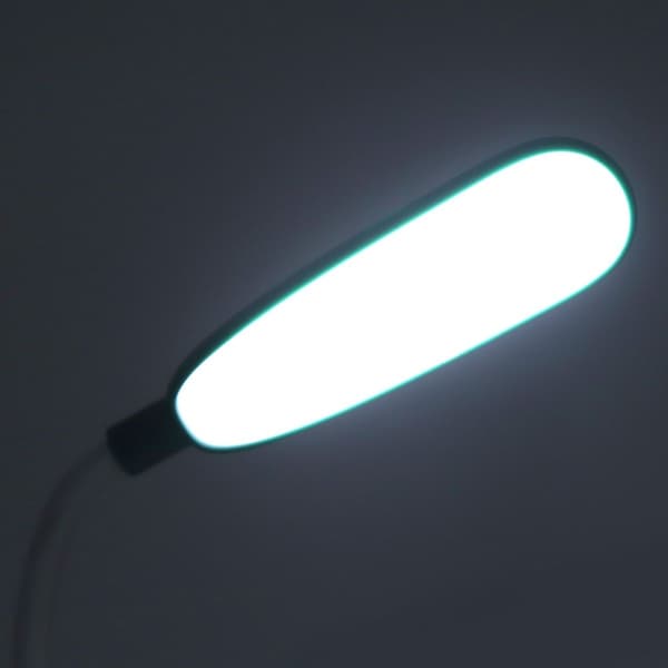 LED-skrivebordslampe 360° bøyelig øyebeskyttelse USB KLB