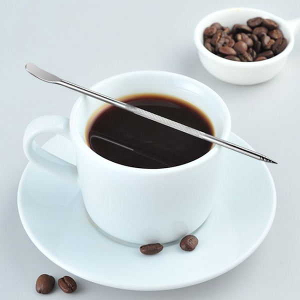 10 stk. CC-608 304 rustfrit stål kaffebar latte nåle (OPP-emballage)