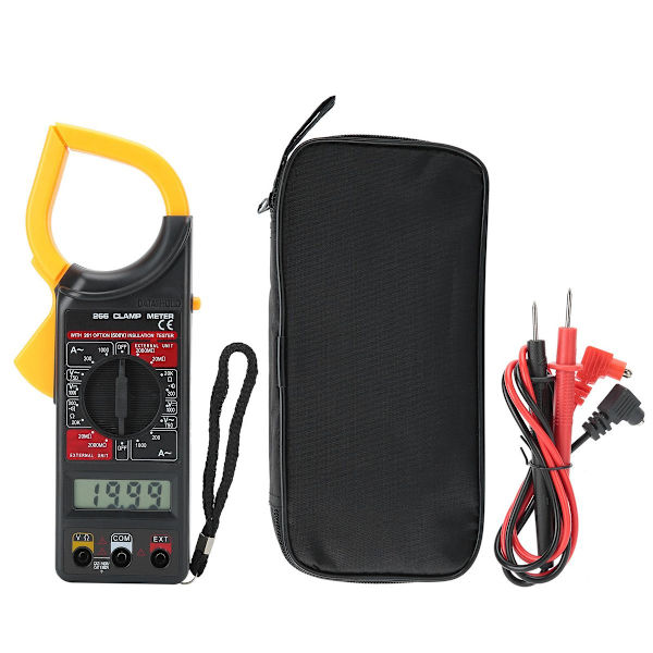 Digitalt Klemmemeter Bærbart Amperemeter Voltmeter Elektronisk KLB