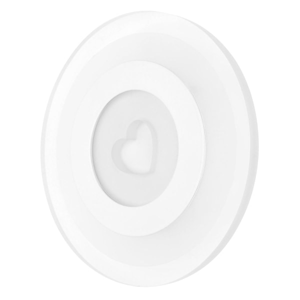 LED væglampe rund form hjertemønster soveværelse stue KLB