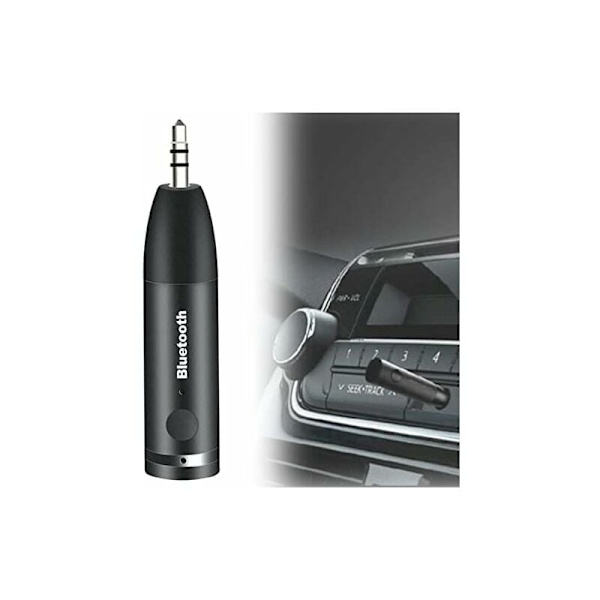 Aux-adapter Bluetooth V5.0, 3,5 mm jack-mottaker håndfri bilsett, musikkstrømming hjemmstereo høyttalere hodetelefoner KLB