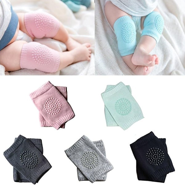 Babyskydd för knän för krypning, 5 par knäskydd för babykrypning KLB