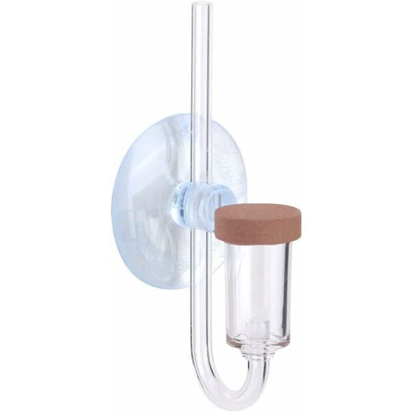 CO2-diffusor, transparent akryl CO2-diffusor, CO2-diffusor för akvarieväxter gräsvatten (M) KLB