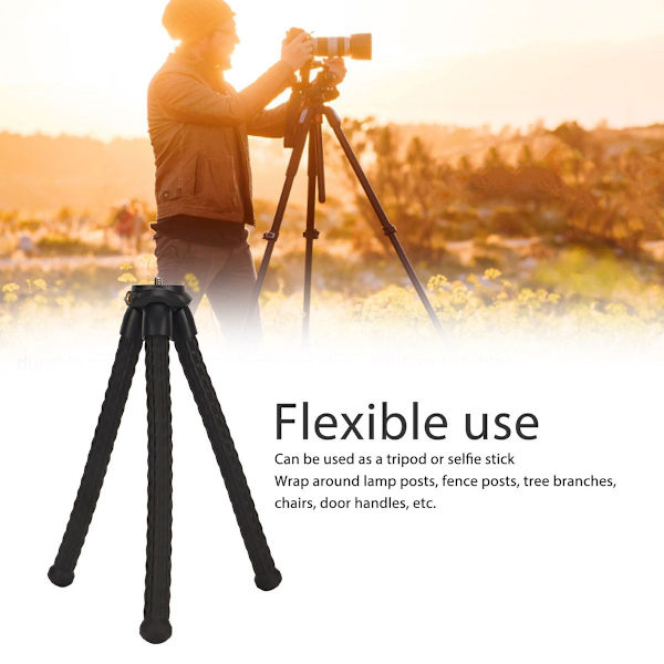 Mini Fleksibel Tripod Stativ Bærbar Universal BT Kamera KLB