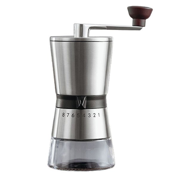 Fint justeret: Praktisk 8-trins kaffekværn til perfekt kaffeglæde på farten KLB