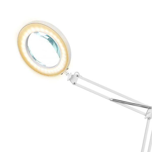 Förstorande LED-skrivbordslampa, 5x förstoring, dimbar KLB