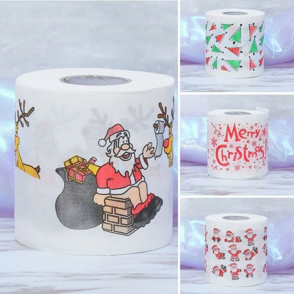 Jultoalettpapper hem tomte toalettpapper KLB