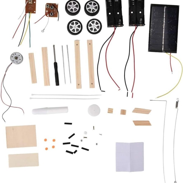 Modellbilsats, DIY-monterad solcells-RC-leksak med elektrisk KLB
