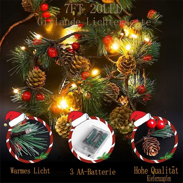 Marokkansk julebelysning, 40 LED vinduslys, sugekopp, kabelbelysning, KLB